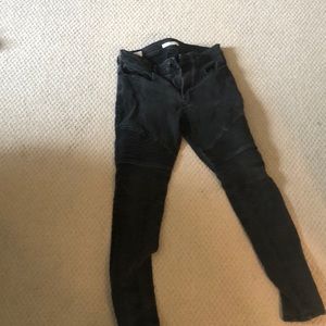 Pacsun black biker jeans